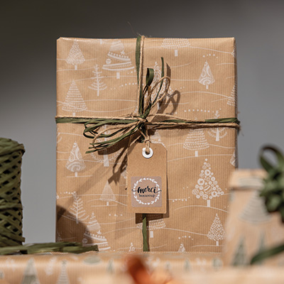 Papier Cadeau Isidore - Papiers cadeaux de Noël-1