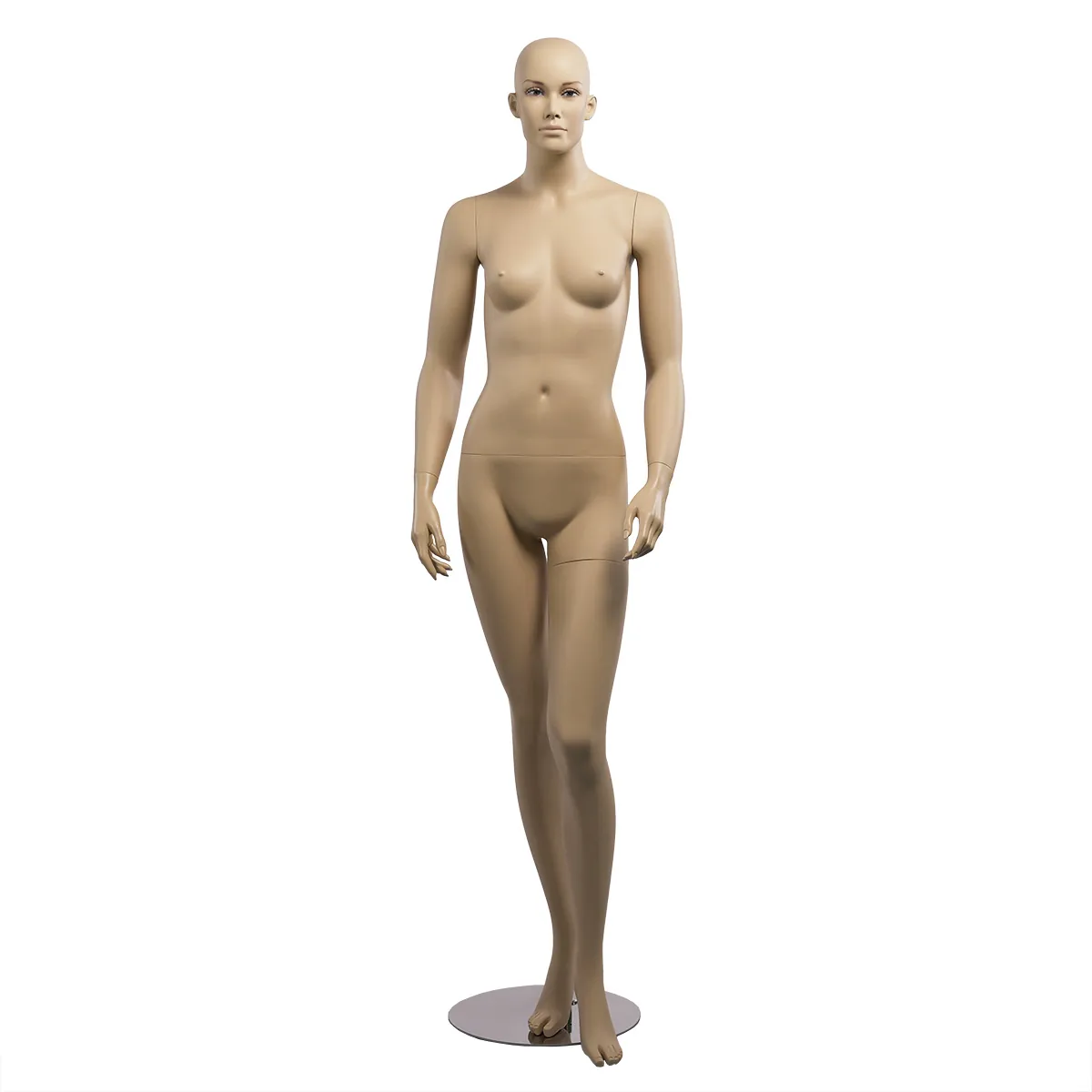 Mannequin femme sans perruque H 182 cm Fibre de verre - Chair - Mannequins fibre de verre sans perruque
