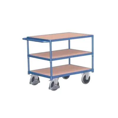 Servante d'atelier 3 plateaux, force 250 kg - Chariots manutention