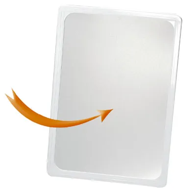 Pochette porte-affiche A4 PVC transparente – protection affiche – Lot de 10 - Stop Rayon