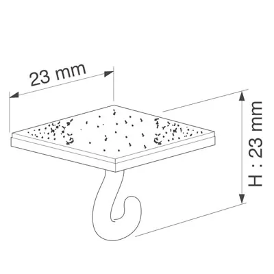 Crochet adhésif - Éléments de suspension-2