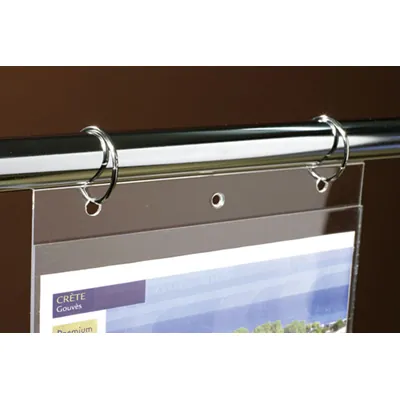 Anneaux ouverts métal - Chromé - ø 25 mm - Paquet de 20 - Crochets - Anneaux-1