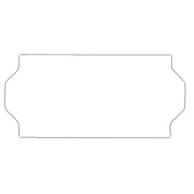 Étiquette blanche 26 x 12 mm adhésive pour étiqueteuse - 10 rouleaux de 1500 - Étiquettes pour étiqueteuses