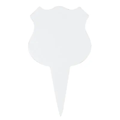 Écussons en plastique - Étiquettes à pique