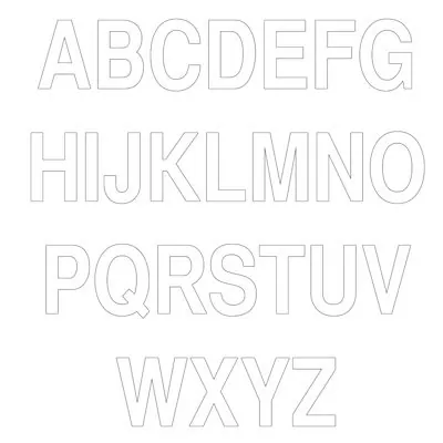 Lettres adhésives - Lettres et chiffres adhésifs