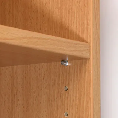 Comptoir d'accueil mélaminé hêtre/gris 62,5 x 51 x 88 cm - Comptoirs Easy-3