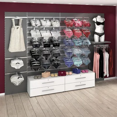 Meuble Bas 2 tiroirs - Caissons de rangement-4