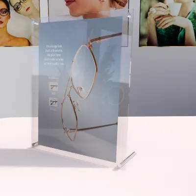 Cadre photo/affiche à poser - Porte-visuels de comptoir-1