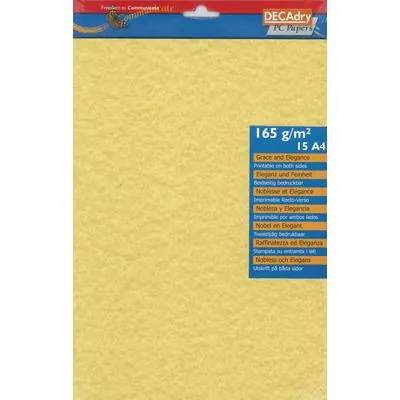 Papier structuré A4 Parchemin 90g - Paquet de 15 feuilles - Papier imprimante