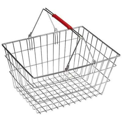 Panier métal libre-service - Paniers magasin