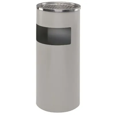 Cendrier poubelle - Gris - ø 25 x H 61 cm - Cendriers professionnels
