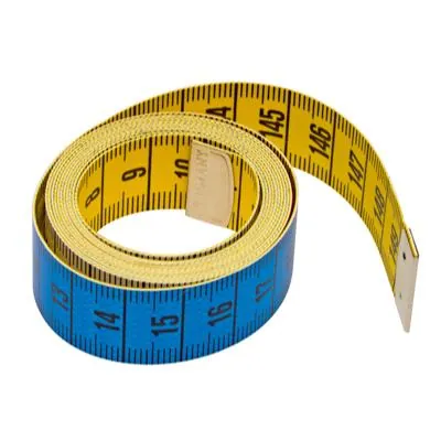 Mètre ruban tricolore BOHIN 150 cm polyfibre - gradué mm – extrémités métal - Accessoires couture