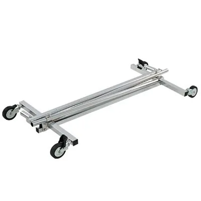 Portant vêment pliable droit - L100 cm - hauteur réglable 120/180 cm - Portants à vêtements pliables-1