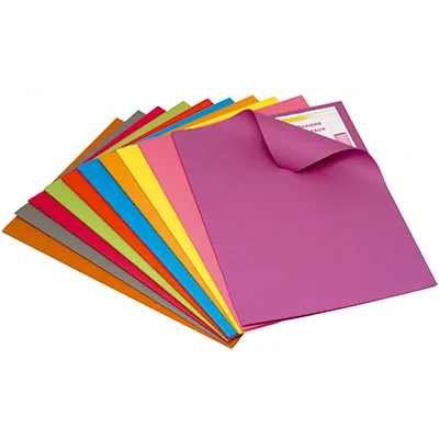 Sous-chemise A4 80g 22 x 31 cm Exacompta Rock's - Coloris assortis - Lot de 30 - Chemises à élastique, Chemises dossier