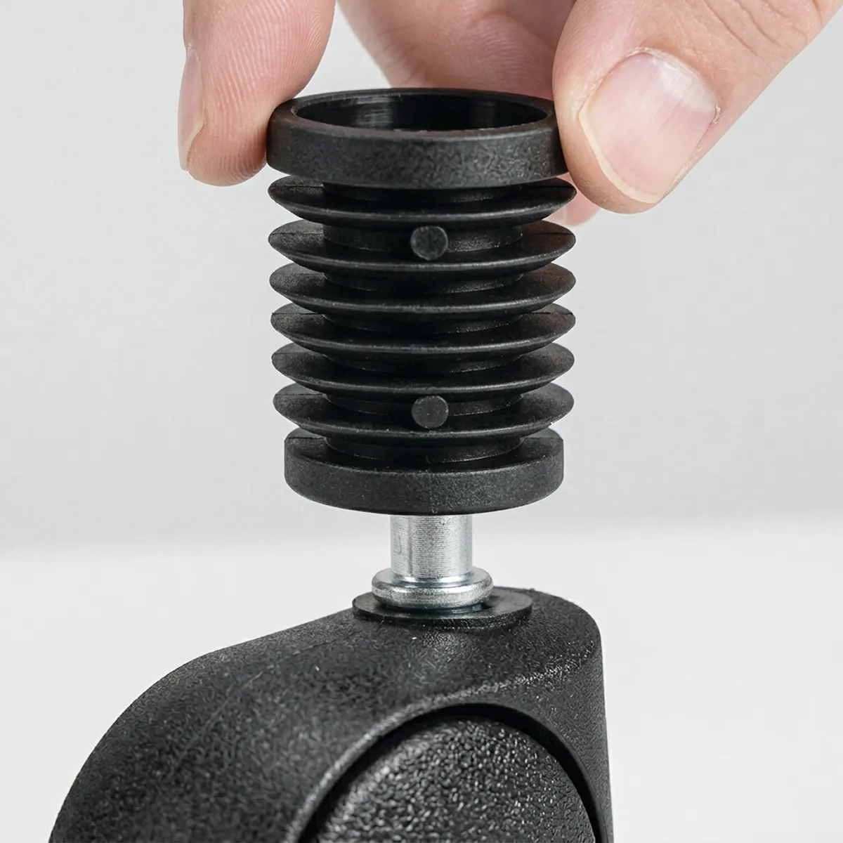 Roulette avec insert ø 50 mm pour pied soldeur corbeille - Lot de 4 - Bacs soldeurs, Bacs de fouille-1