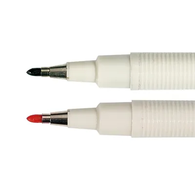 Lot 3 Stylos feutres ARTLINE 210 noir / rouge, pointe fine 0,6 mm - Stylos feutres-1