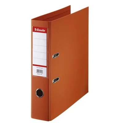 Classeur à levier A4 320 x 290 mm carton 22/10e Dos 7,5 cm Esselte - Orange - Classeurs