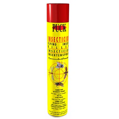 Insecticide volants 750ml PUCK – formule sèche, action rapide, usage pro et collectif - Produits anti-insectes