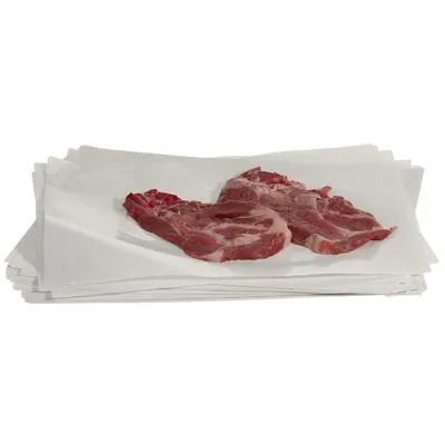 Papier ingraissable alimentaire 32 x 25 cm Blanc neutre - Papier paraffiné - Carton de 10kg - Films, papiers ingraissables et sachets papier alimentaires