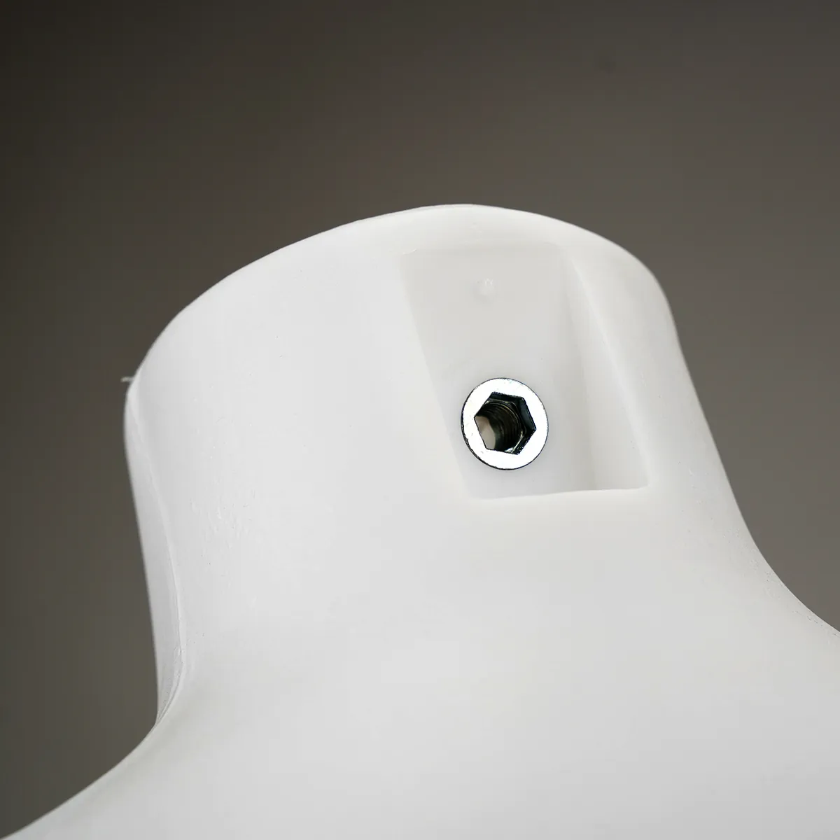 Buste homme plastique H 87 cm Blanc - Torse homme - Bustes ECO-5