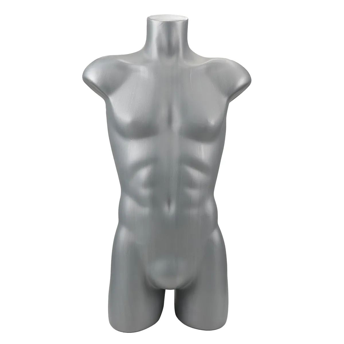 Buste homme plastique H 87 cm - Gris - Bustes ECO