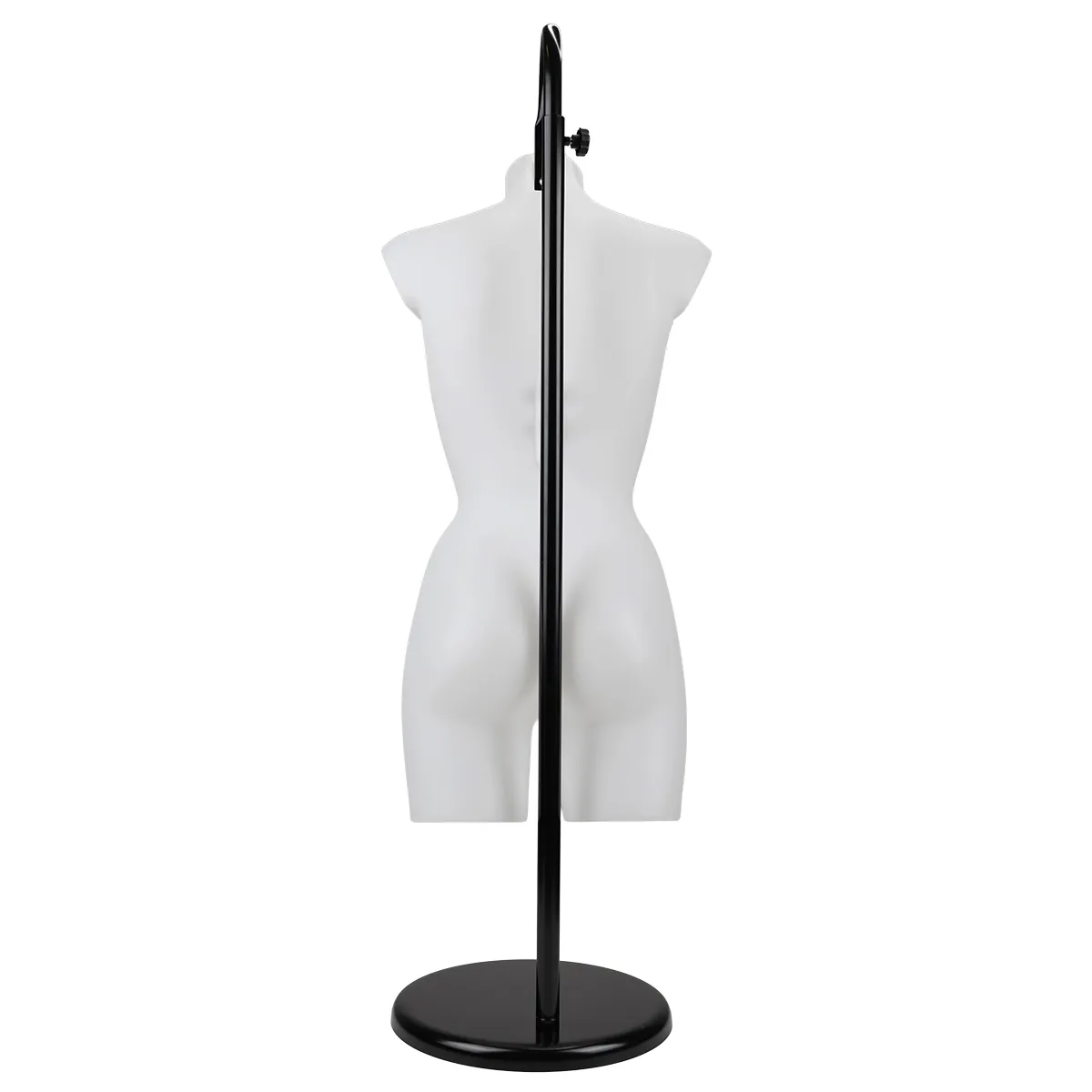 Buste femme plastique H 82 cm - Torse femme plastique - Blanc - Bustes ECO-10