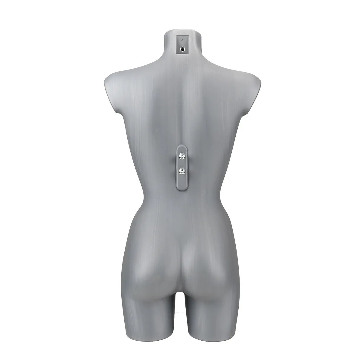 Buste femme plastique H 82 cm - Torse femme plastique - Gris - Bustes ECO-2