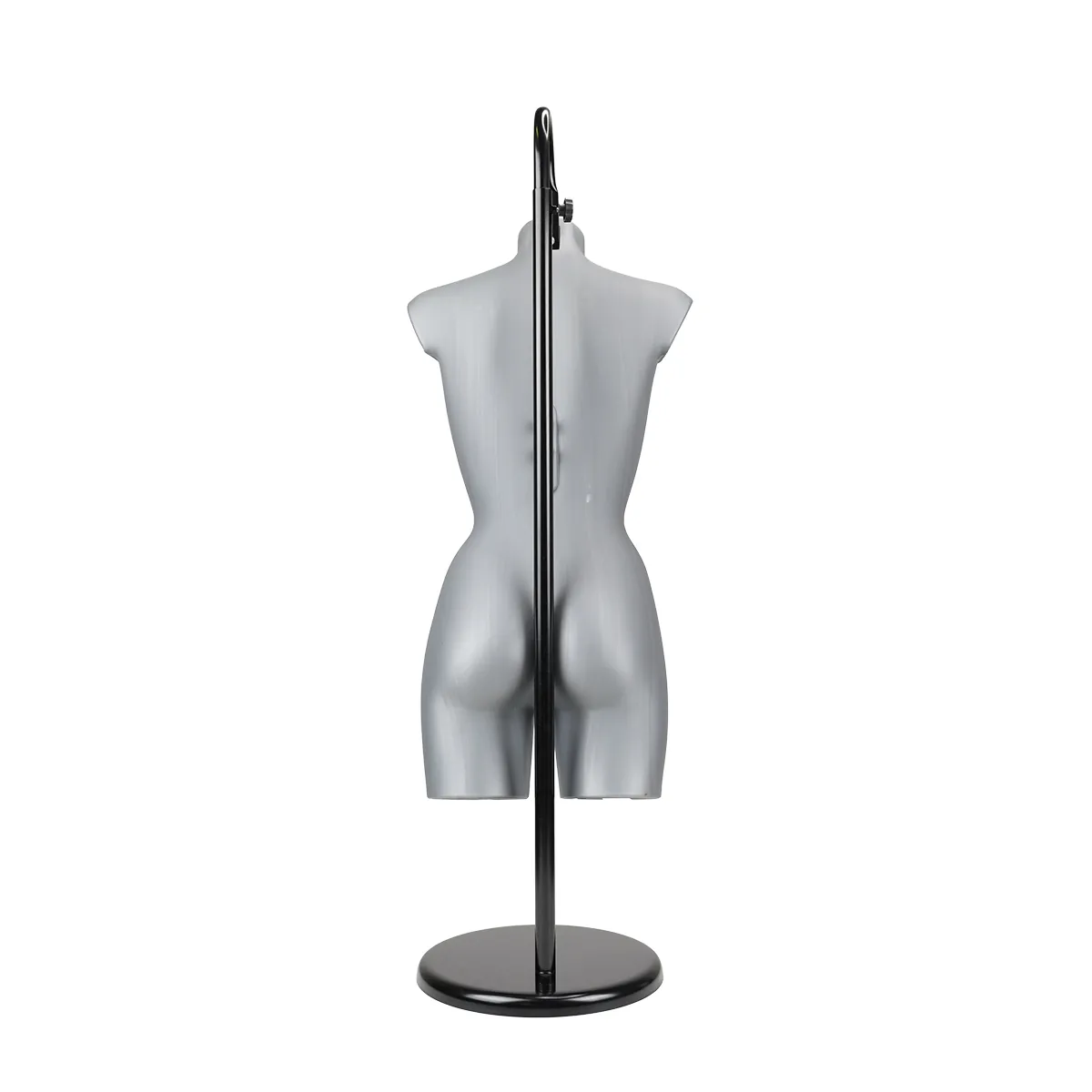 Buste femme plastique H 82 cm - Torse femme plastique - Gris - Bustes ECO-8