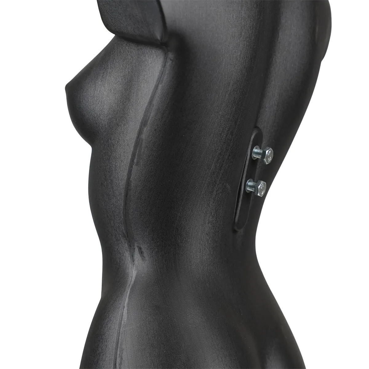 Buste femme plastique H 82 cm - Torse femme plastique - Noir - Bustes ECO-4