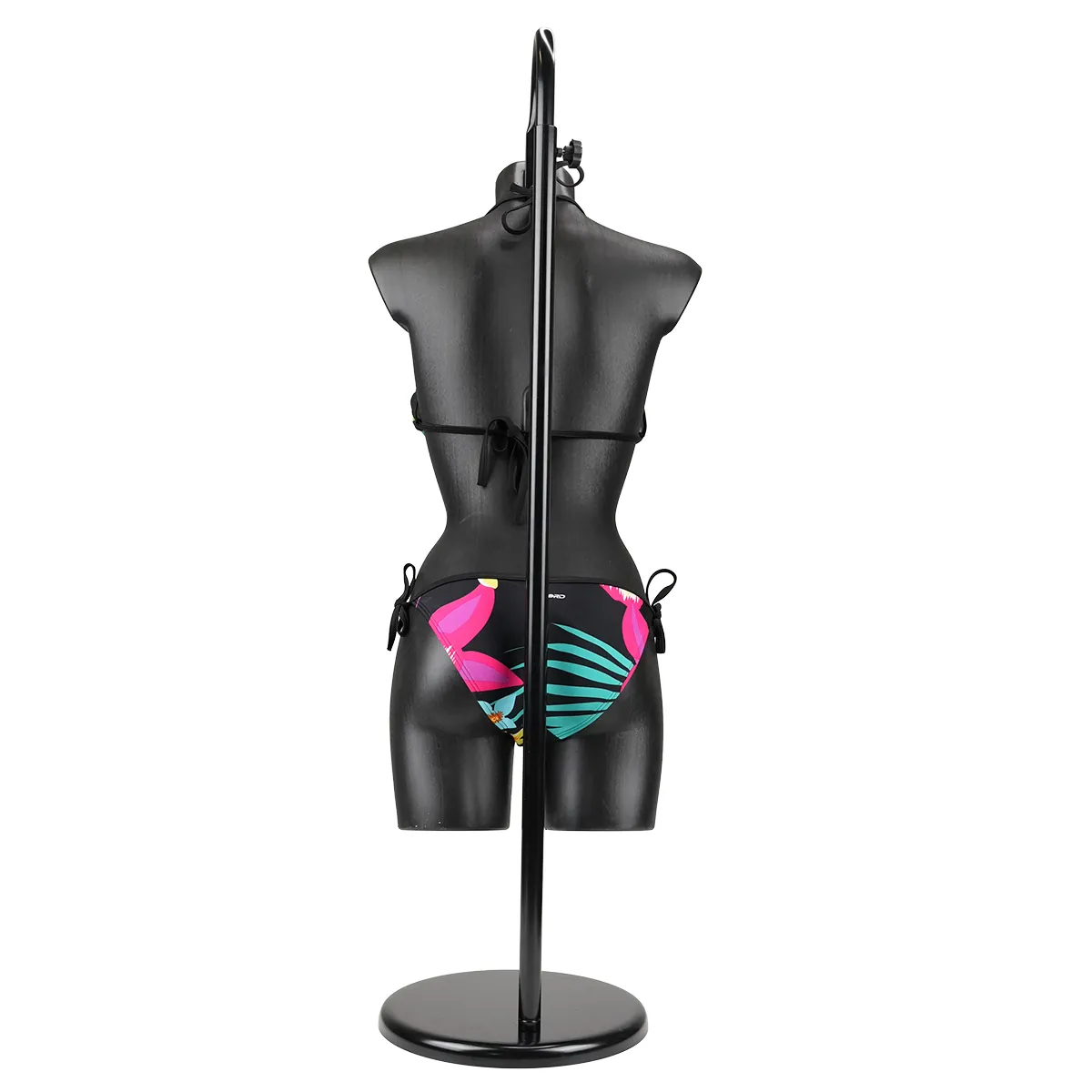 Buste femme plastique H 82 cm - Torse femme plastique - Noir - Bustes ECO-8