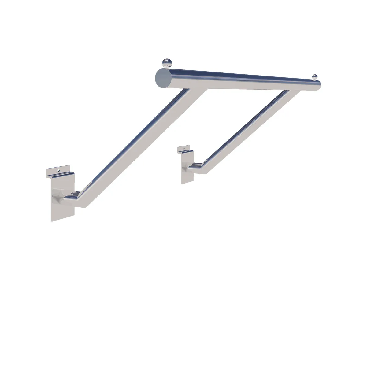 Barre penderie déportée - Penderies pour panneaux rainurés