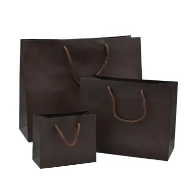 Sacs pelliculés mats - Sacs pelliculés poignées cordelette-1