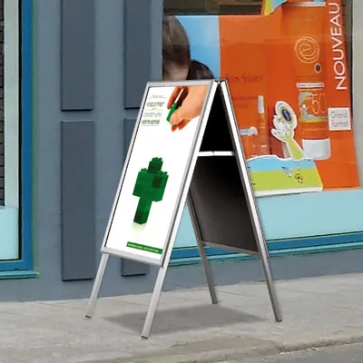 Chevalet porte-affiche étanche - Stop trottoir-4