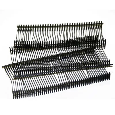 Attache étiquette pour pistolet textile aiguille standard 40mm, polypropylène, noir - Boîte de 5000 - Attaches pour pistolet textile