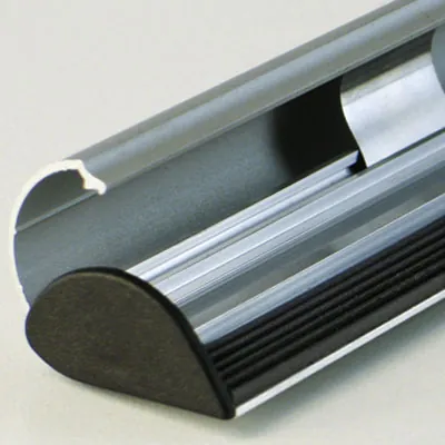 Cadre de porte aluminium A5 - gris - Porte-visuels muraux - à suspendre-1