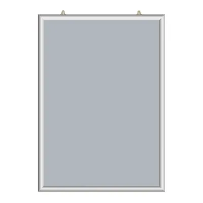 Panneau d'affichage double face - Porte-visuels muraux - à suspendre