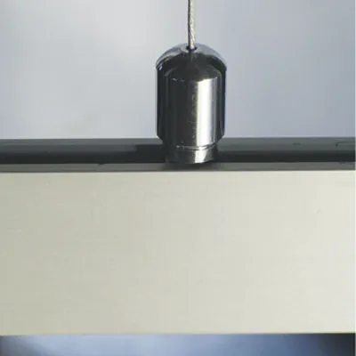 Présentoir porte-affiches sur câbles 4xA3 horizontal - panneau d’affichage multi-cadres - Vitrines d'affichage-2