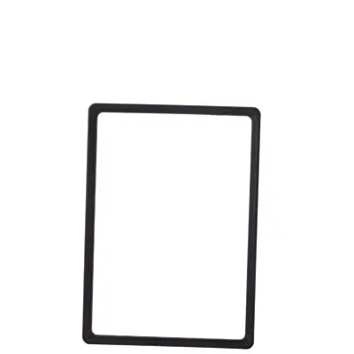 Cadre d’affichage A4 noir ABS – Lot de 10 – signalétique professionnelle, porte affiche - Porte-affiches à clipser - à pincer