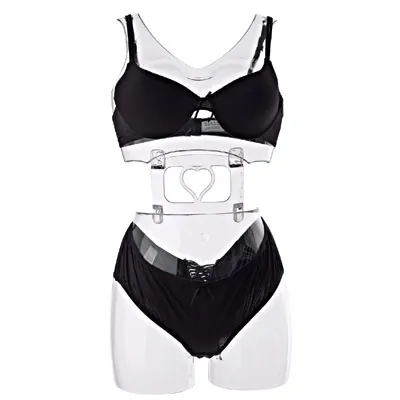 Présentoir Hanches Femme transparent à poser plastique - Lot de 10 - Bustiers et fessiers-1