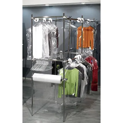 Housse vêtement PEBD 60 x 120 cm Transparent - Housse de protection vêtement - Rouleau de 500 - Housses à vêtements-1