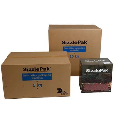 Frisure papier SizzlePak - Frisure de calage, Rouge - 1,25 kg - Frisures de calage-1