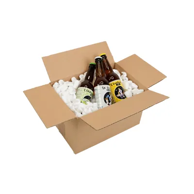 Caisse carton - Caisse américaine carton hauteur variable - carton simple cannelure 30 x 20 x 10/20 cm – Lot de 20 - Caisses américaines cartons-4