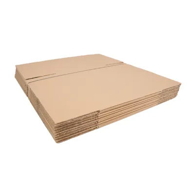 Caisse carton - Caisse américaine carton hauteur variable - carton simple cannelure 40 x 30 x 20/30 cm – Lot de 10 - Caisses américaines cartons-1