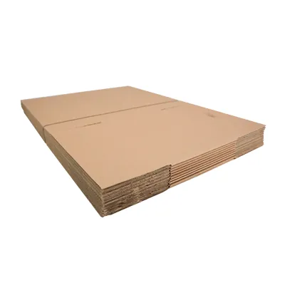 Caisse carton - Caisse américaine carton hauteur variable - carton simple cannelure 60 x 40 x 20/30 cm – Lot de 10 - Caisses américaines cartons-1