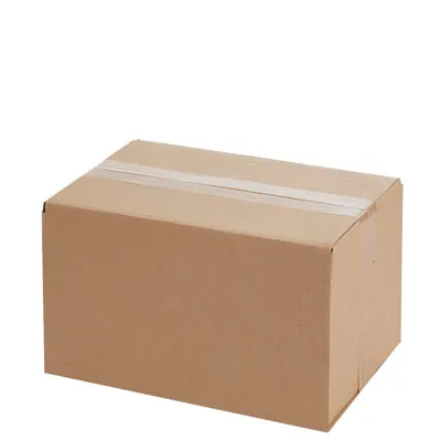 Caisse carton - Caisse américaine carton hauteur variable - carton simple cannelure 60 x 40 x 30/40 cm – Lot de 10 - Caisses américaines cartons