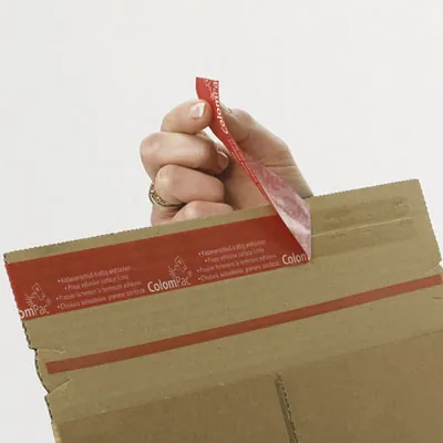 Pochette d’envoi colis rigide carton brun 290x400 mm auto-adhésive FSC – Paquet de 20 - Pochettes d'envoi colis-1