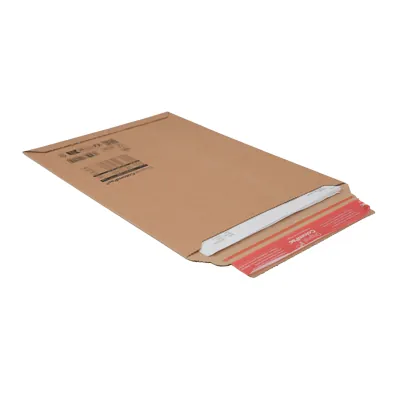 Pochette d’envoi colis rigide carton brun 235x340 mm auto-adhésive FSC – Paquet de 20 - Pochettes d'envoi colis-2