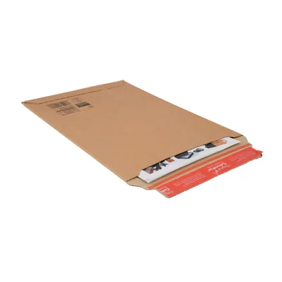 Pochette d’envoi colis rigide carton brun 250x340 mm auto-adhésive FSC – Paquet de 20 - Pochettes d'envoi colis-4
