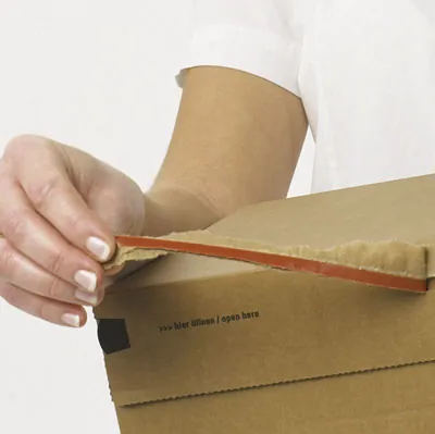 Carton d'expédition à hauteur variable Brun 22,9 x 16,4 x 5/11,5 cm - Boîte carton - Lot de 10 - Cartons d'expédition, Boîtes carton-1