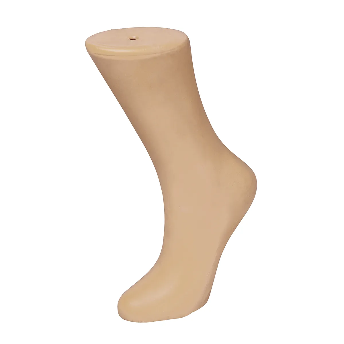 Mannequin pied femme HDPE - Présentoir chaussettes et chaussures - Chair - Jambes et pieds